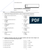 (WWW - Banksoal.web - Id) Soal SD Kelas 1 Ulangan Harian 2 Semester II - Bahasa Indonesia