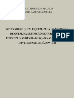 Malaco, Jonas_Notas sobre quem é quem, pela investidura de quem, na definição de currículos e disciplinas de graduação nas normas da Universidade de São Paulo