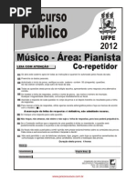 Musico Area Pianista Co Repetidor