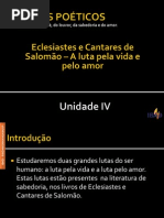 Livros Poéticos  - Unidade IV 1.ppsx