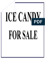 Ice Candy: For Sale