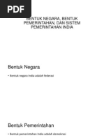 Download Bentuk Negara Bentuk Pemerintahan Dan Sistem India by Ariviandri Wismananda SN175320571 doc pdf