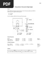 Calculation of AISC - PryingAction