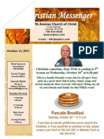 The Christian Messenger: Pancake Breakfast