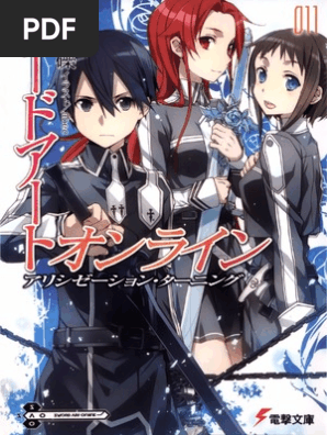 Sword Art Online 11 Alicization Turning Pdf Swordsmanship Sword