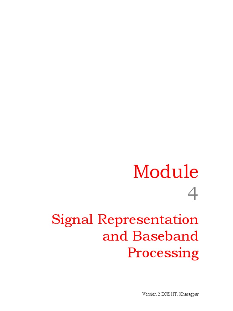 16 - Representation of Signals PDF | PDF | Broadcast Engineering ...