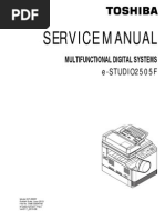 Download TOSHIBA E-STUDIO 2505 F service manual by Yury Kobzar SN175343536 doc pdf