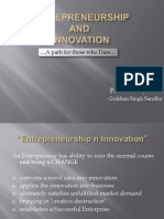 Entrepreneurship N Innovation - G1