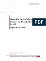 Informe Calidad Servicio Supermercados Diciembre 2011 r