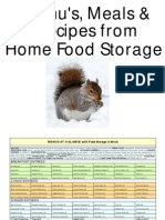 96987937 Menu s Meals and Recipes From Home Food Storage