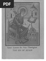 The Sin of Adam-Seven Homilies by Saint Symeon The New Theologian