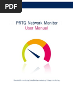 PRTG Network Monitor Tool Manual