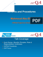 CHPQA Benefits and Proceduers2011