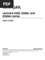 Download Lexmark E260dn Users Guide v2008 by Marlon Patrone SN17538946 doc pdf