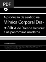 Mimica corporal dramática