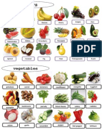 Fruits and Vegetables Worksheet
