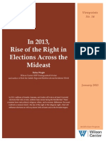 In 2013, Rise of The Right in Elections Across The Mideast