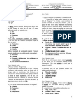 Examen de Diagnostico Sexto Grado