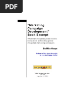Download Marketing Campaign Development by qamin80 SN17543175 doc pdf
