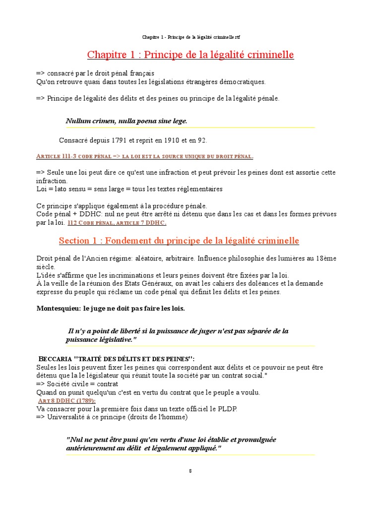 Principe De Légalité Droit Administratif Dissertation Pdf