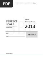 Download Modul Perfect Score SBP Physics SPM 2013 Question and Scheme by Cikgu Faizal SN175461135 doc pdf