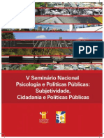 Subjetividade Cidadania e Politicas Publicas