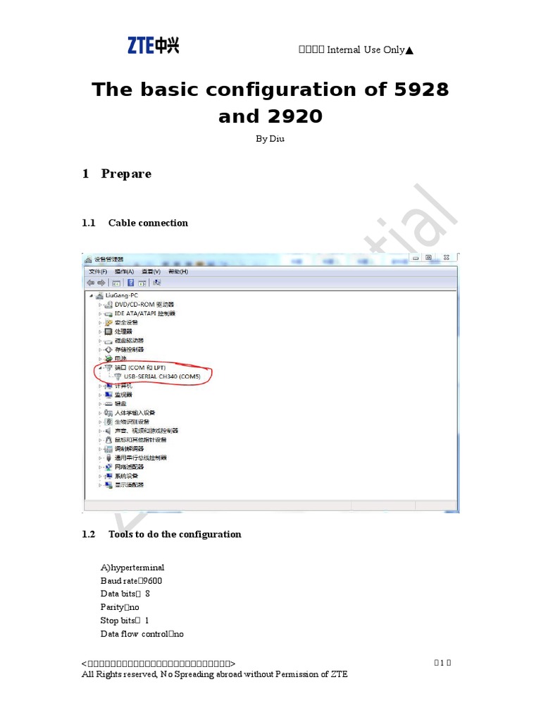 Configuring ZTE Switches: 5928 & 2920 | PDF | Computer Networking ...