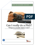 Can I Really Do A PHD?