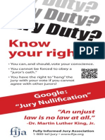 Jury Nullification 4" X 9" Card