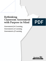 Rethinking Classroom Assessment With Purpose in Mind