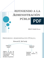 Introducción a la Administración pública