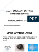 Lesson 10 Giant Covalent Lattices