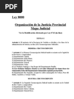 Mapa Judicial de Córdoba