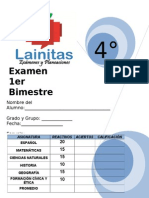 4to Grado - Bimestre 1 (11-12)