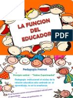 La Funcion Del Educador