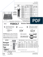 Febolt: Hexagon Covernut Type "Febolt"