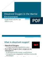 Dissolved Oxygen in The Environment