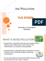 Polusi Lingkungan Akibat Kebisingan