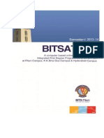 BITSAT2013 Brochure