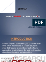 Seminar: Search Optimization (S O)