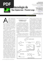 Biotecnologia Da Piper Hispidinervium
