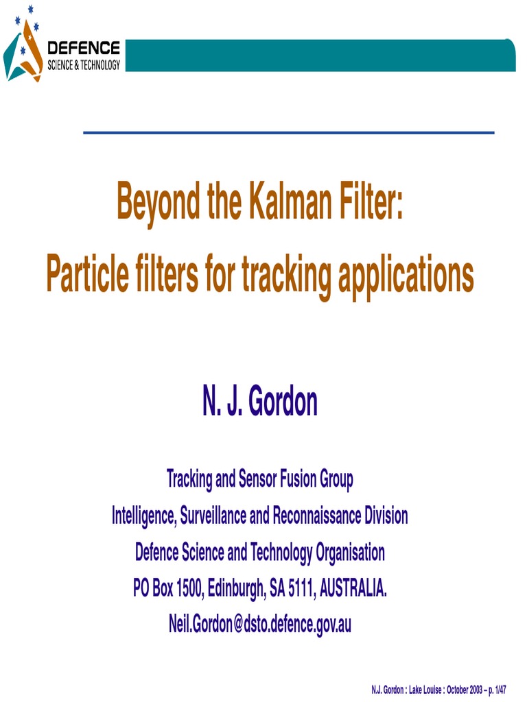 Particle Filters for Tracking Applications | PDF | Monte Carlo Method ...