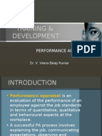 Training & Development - Performance Appraisal