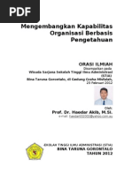 Download Orasi Ilmiah Membangun Kapabilitas Organisasi Berbasis Pengetahuan by Ruli Arifah Arjun Rampal SN175523169 doc pdf