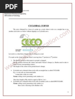 Cycloidal Curves