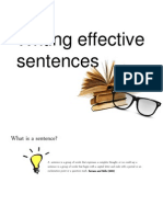 Writing Effective Sentences