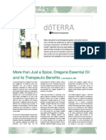 Oregano Essential Oil Information Sheet