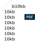 10kb10kb 10kb 10kb 10kb 10kb 10kb 10kb