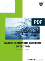 Water Chromium Content Detector