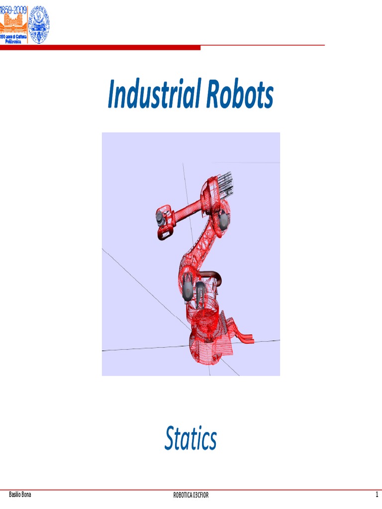Robotics 2011 05 Statics | PDF | Force | Mathematical Objects
